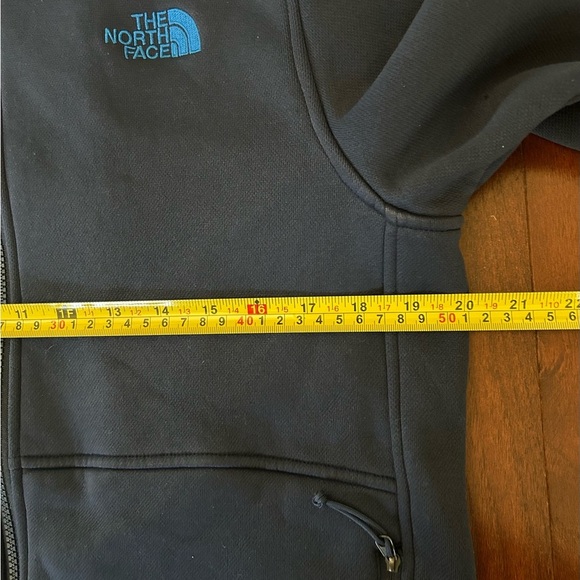 The North Face Men’s FleeceJacket Navy Blue Sz Large Full Zip Zipped Pockets - Picture 4 of 9